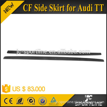 Car Carbon Fiber Side Skirt for Audi TT 8J 2D Coupe TTS 08-14